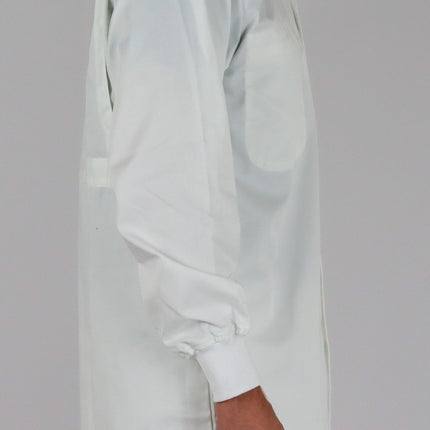 Werkkleding.com Food stofjas met tricot manchetten