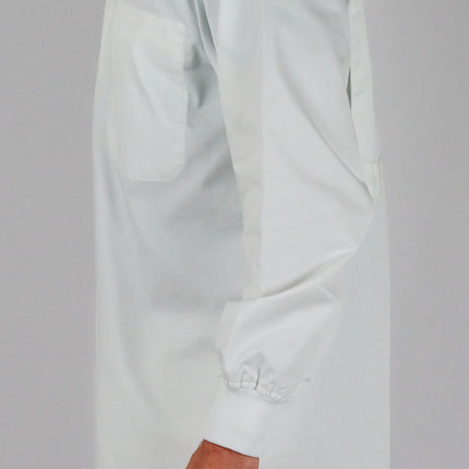 Werkkleding.com Food stofjas met tricot manchetten