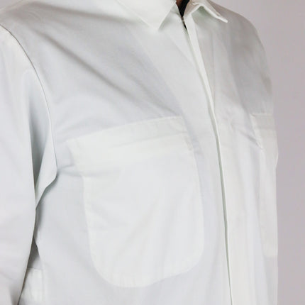 Werkkleding.com Food stofjas met tricot manchetten