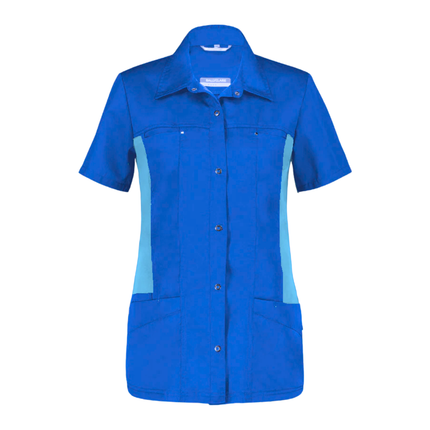 Werkkleding.com Haen stretch zorgjas Mette blauw