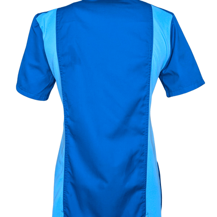 Werkkleding.com Haen zorgjas Mette stretch blauw