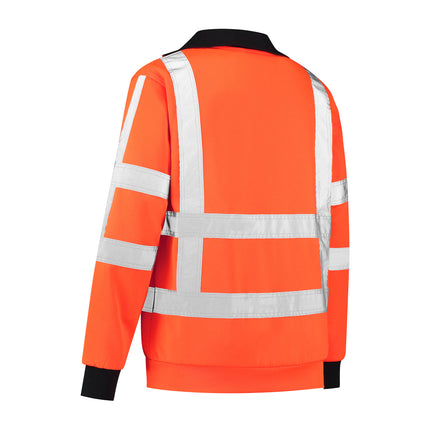 Werkkleding.com High Visibility halfzip sweater RWS